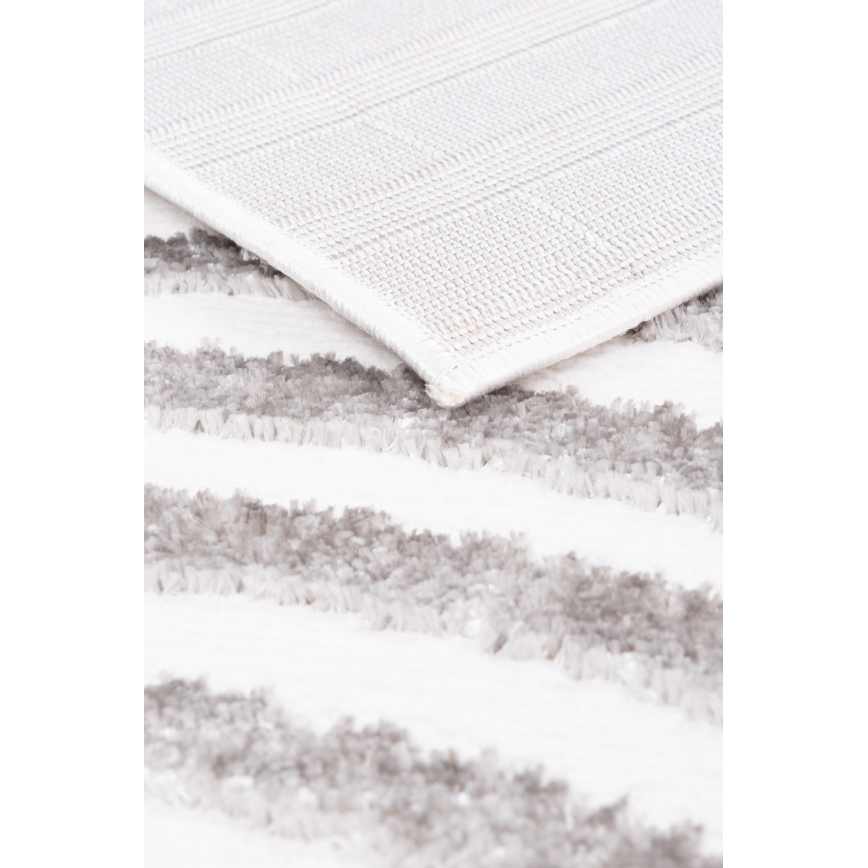 Tepih SALAMANCA 67x120 cm siva/bela