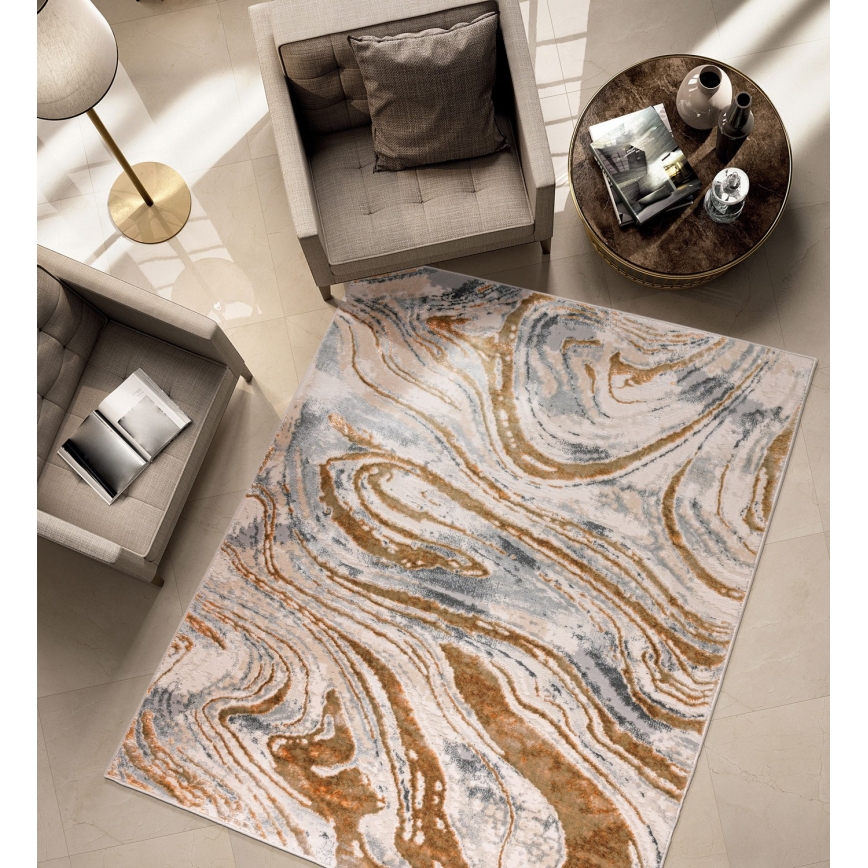 Tepih STONE 120x160 cm bež/siv