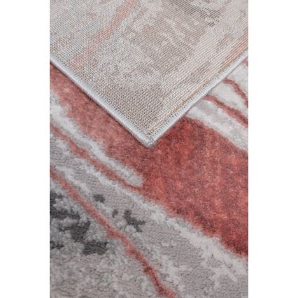 Tepih STONE 80x140 cm roze/siva