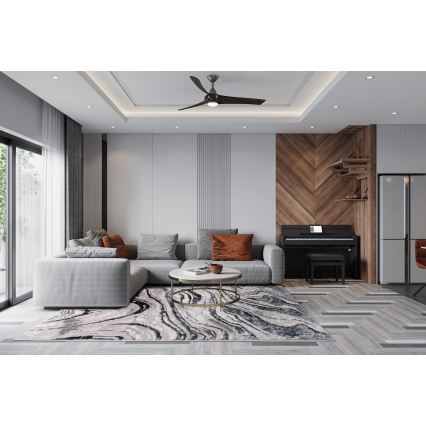 Tepih STONE 80x140 cm siva/antracit