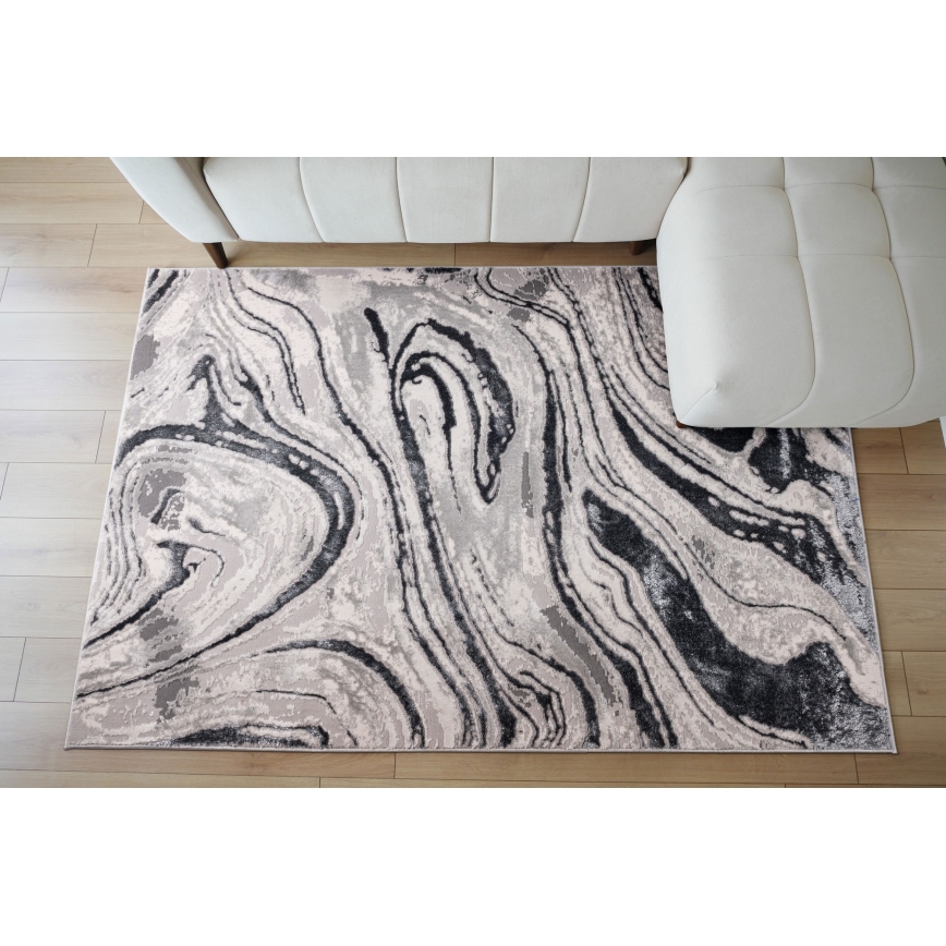 Tepih STONE 80x140 cm siva/antracit