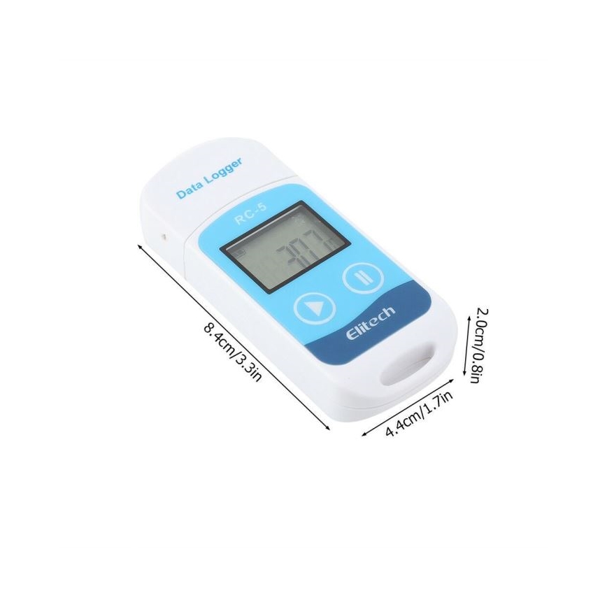 Termometar sa funkcijom snimanja, USB/1xCR2032, IP67
