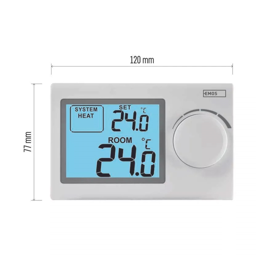 Termostat na 2x AAA baterije