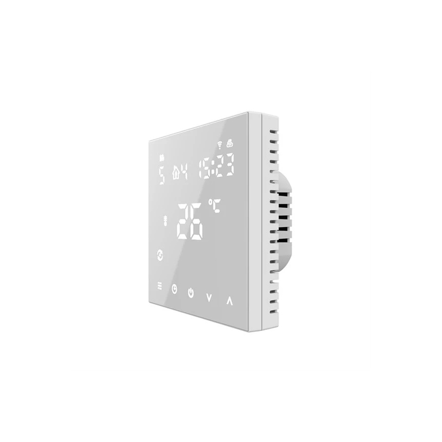 Termostat za podometnu ugradnju 230V, beo, Wi‑Fi Tuya