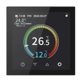 Termostat za podžbuknu ugradnju 230V, crni, Wi‑Fi Tuya
