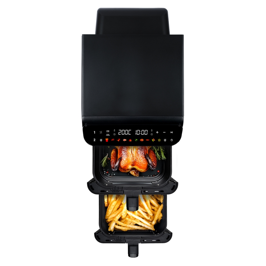 TESLA Electronics AirCook - Multifunkcionalna digitalna vazdušna friteza 11 l 2800W/230V crna