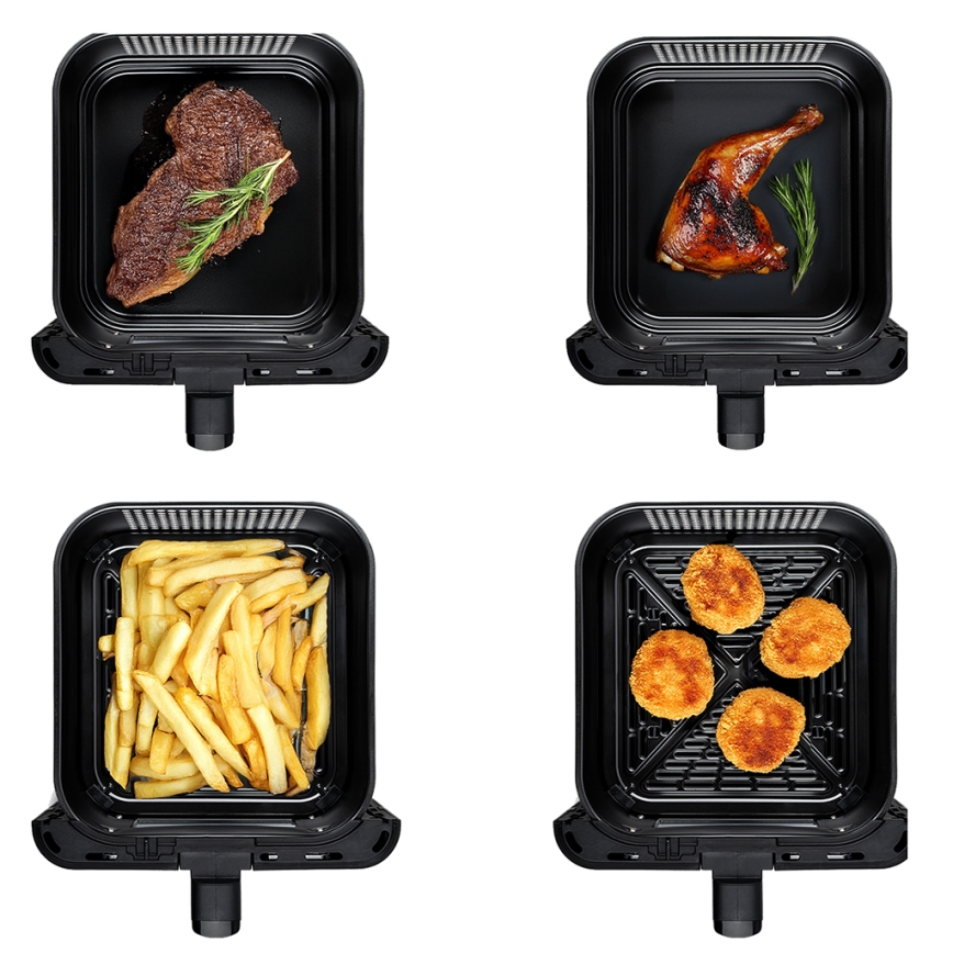 TESLA Electronics AirCook - Multifunkcionalna digitalna vazdušna friteza 11 l 2800W/230V crna