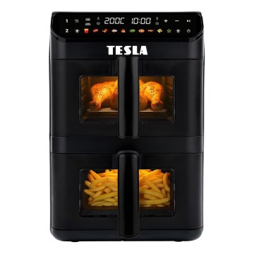 TESLA Electronics AirCook - Multifunkcionalna digitalna vazdušna friteza 11 l 2800W/230V crna