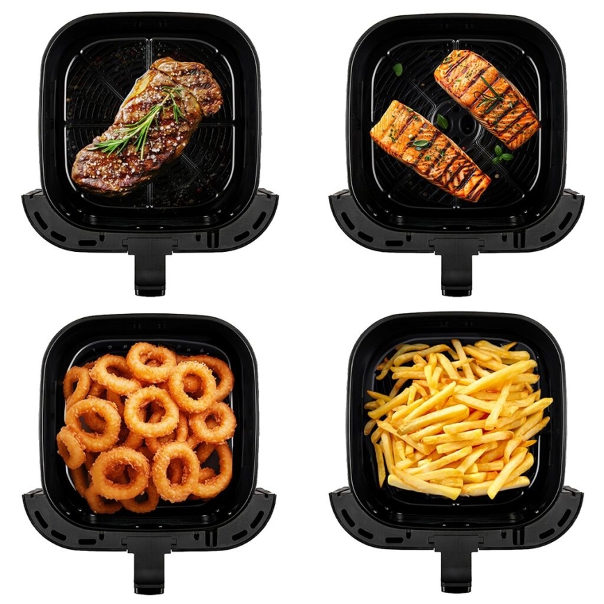 TESLA Electronics AirCook - Pametna višenamenska digitalna friteza na vrući vazduh 9 l 1700W/230V Wi-Fi