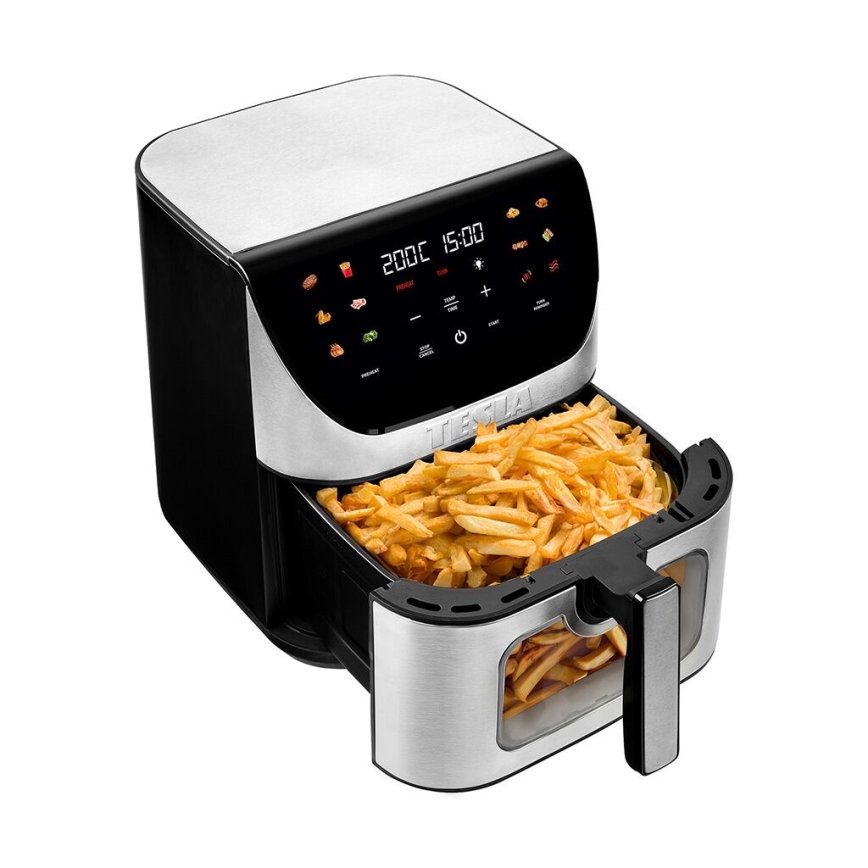 TESLA Electronics AirCook - Pametna višenamenska digitalna friteza na vrući vazduh 9 l 1700W/230V Wi-Fi