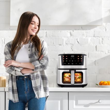 TESLA Electronics AirCook - Višenamenska digitalna friteza na vrući vazduh 7 l 1600W/230V