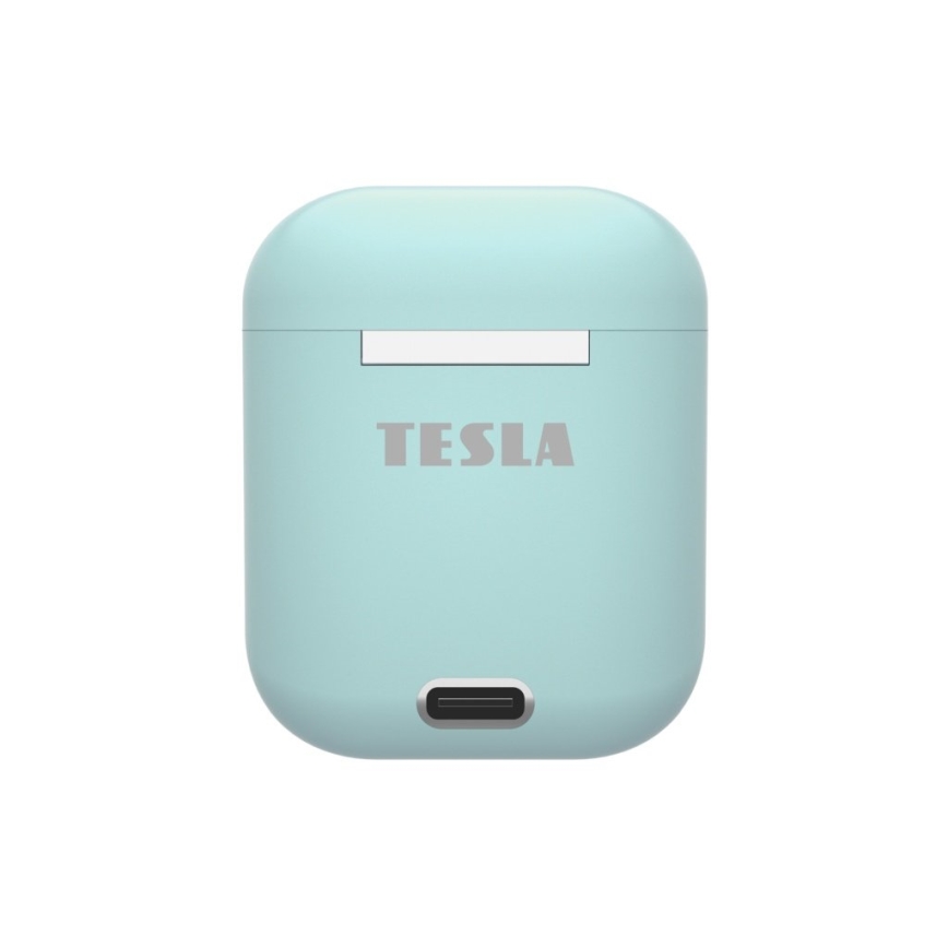 TESLA Electronics - Bežične slušalice 300 mAh + 2x 25 mAh IPX4 tirkizna