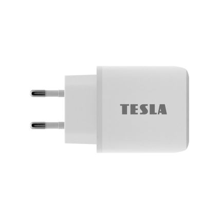 TESLA Electronics - Brzi adapter za punjenje Power Delivery 25W bela