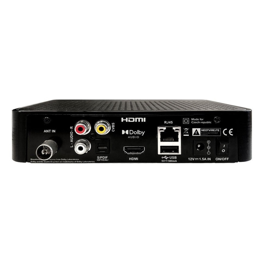 TESLA Electronics - DVB-T2 H.265 (HEVC) prijemnik sa HbbTV 12V + daljinski upravljač