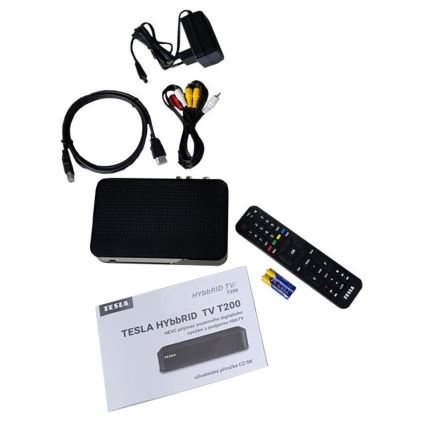 TESLA Electronics - DVB-T2 H.265 (HEVC) prijemnik sa HbbTV 12V + daljinski upravljač