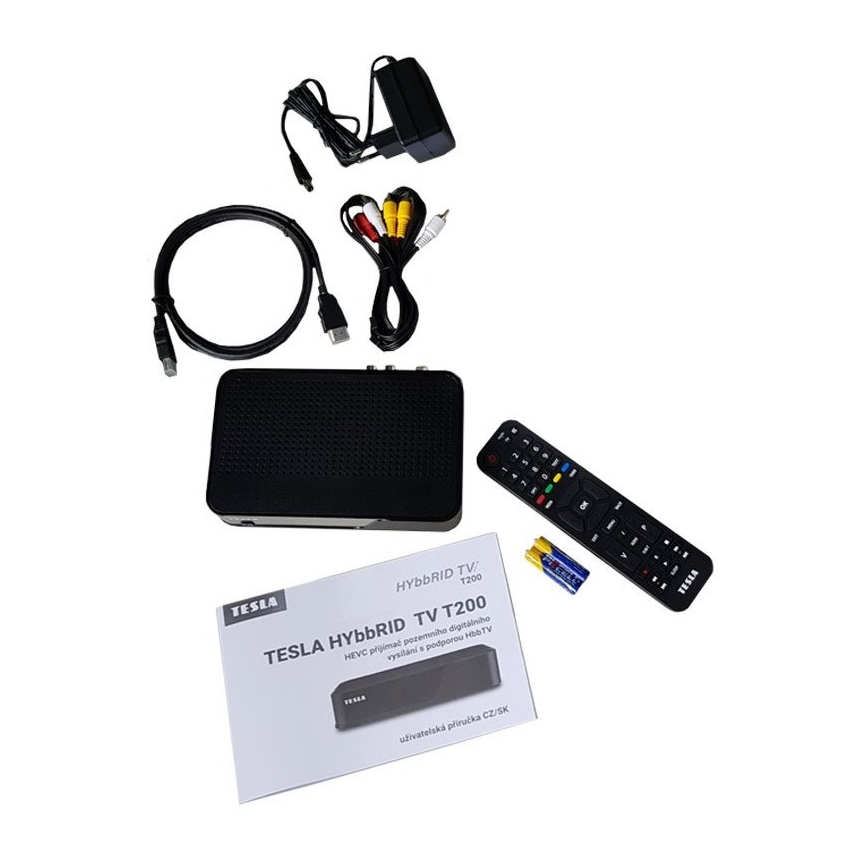 TESLA Electronics - DVB-T2 H.265 (HEVC) prijemnik sa HbbTV 12V + daljinski upravljač