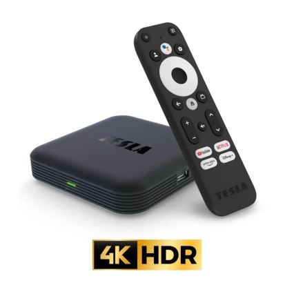 TESLA Electronics MediaBox - UHD multimedijalni plejer Wi-Fi + daljinski upravljač