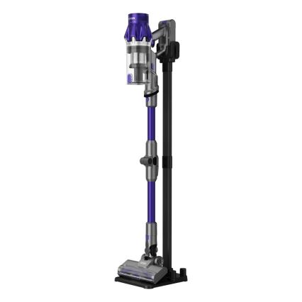 TESLA Electronics PureStar - fleksibilni bežični štapni usisivač 2-u-1, 250 W / 2200 mAh, siva/ljubičasta