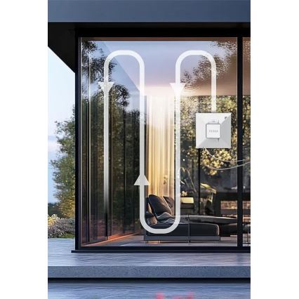 TESLA Electronics RoboStar - Pametni čistač prozora sa raspršivačem vode 72W/230V/650 mAh Wi-Fi + daljinsko upravljanje