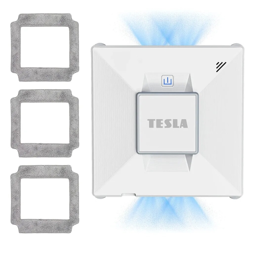 TESLA Electronics RoboStar - Pametni čistač prozora sa raspršivačem vode 72W/230V/650 mAh Wi-Fi + daljinsko upravljanje