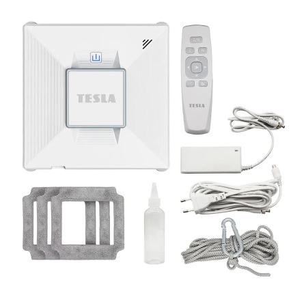 TESLA Electronics RoboStar - Pametni čistač prozora sa raspršivačem vode 72W/230V/650 mAh Wi-Fi + daljinsko upravljanje