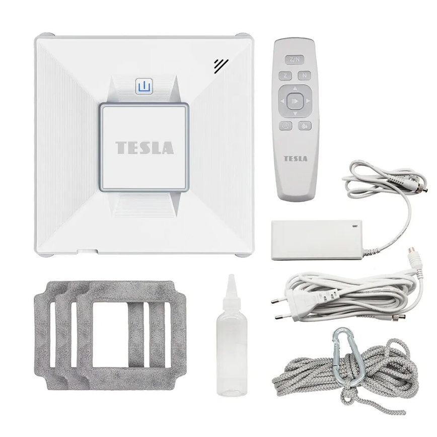 TESLA Electronics RoboStar - Pametni čistač prozora sa raspršivačem vode 72W/230V/650 mAh Wi-Fi + daljinsko upravljanje