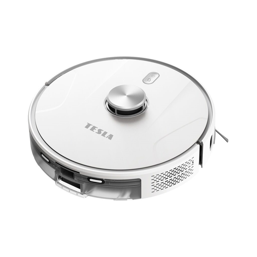 TESLA Electronics RoboStar - Pametni robotski usisivač 2 u 1, 2600 mAh, Wi‑Fi, bela