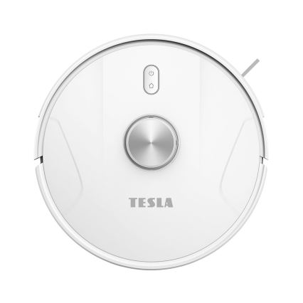 TESLA Electronics RoboStar - Pametni robotski usisivač 2 u 1, 2600 mAh, Wi‑Fi, bela