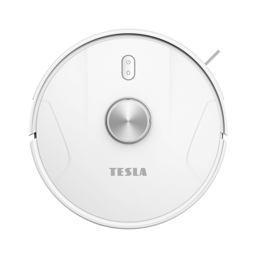 TESLA Electronics RoboStar - Pametni robotski usisivač 2 u 1, 2600 mAh, Wi‑Fi, bela