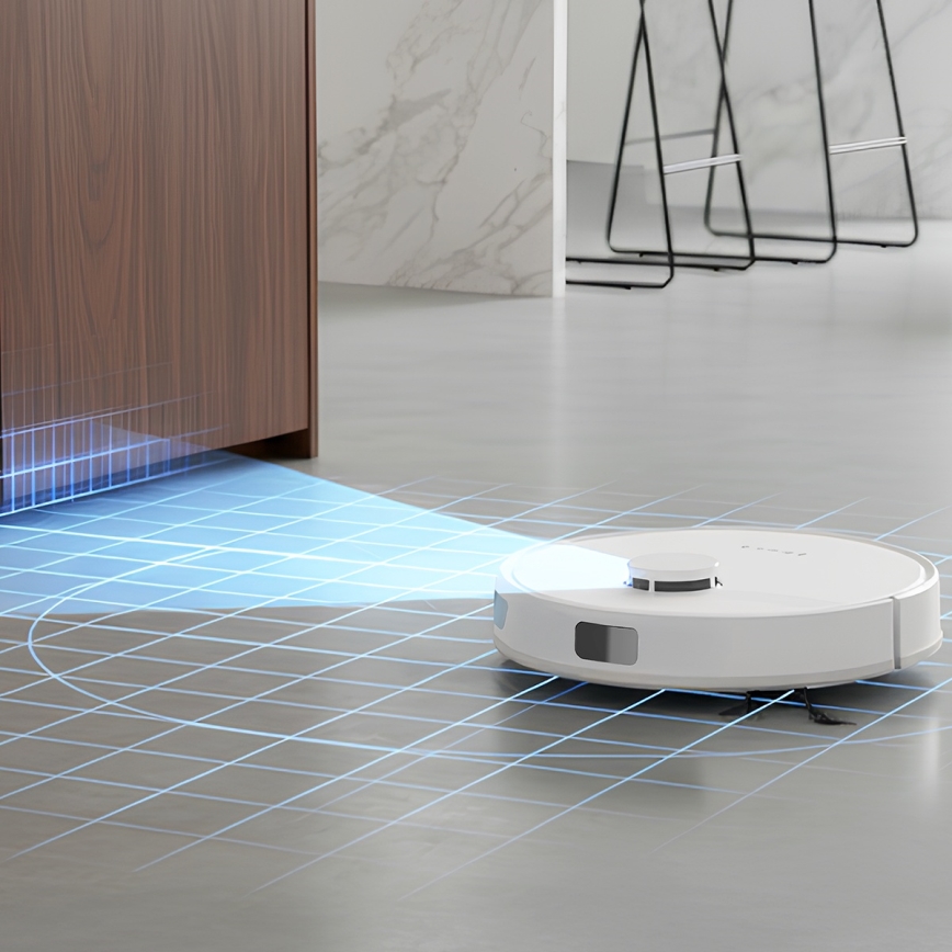 TESLA Electronics RoboStar - Pametni robotski usisivač 2u1, 3200 mAh, Wi-Fi, beli