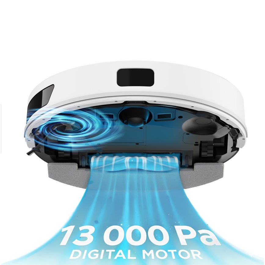 TESLA Electronics RoboStar - Pametni robotski usisivač 2u1, 3200 mAh, Wi-Fi, beli