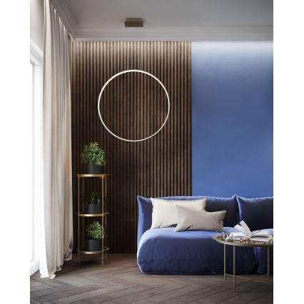 Thoro TH.221 - LED luster na sajli RIO LED/30W/230V CRI 95 4000K, prečnika 55 cm, zlatna