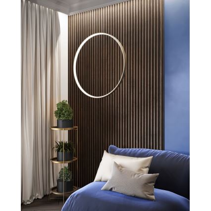 Thoro TH.221 - LED luster na sajli RIO LED/30W/230V CRI 95 4000K, prečnika 55 cm, zlatna