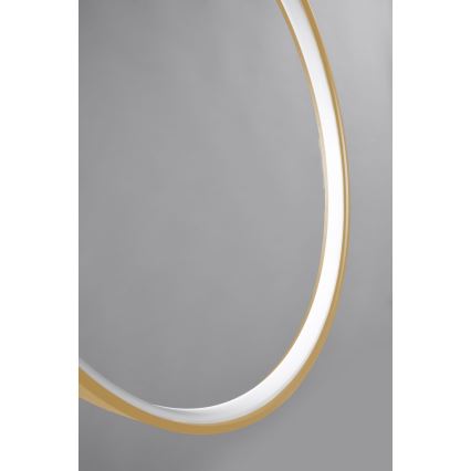 Thoro TH.221 - LED luster na sajli RIO LED/30W/230V CRI 95 4000K, prečnika 55 cm, zlatna
