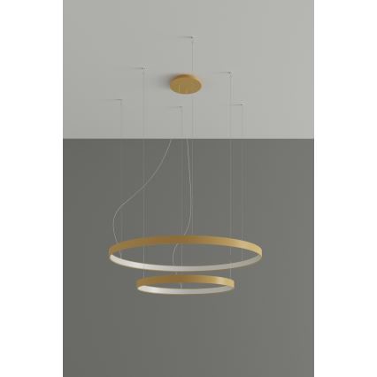 Thoro TH.268 - LED luster na sajli RIO LED/80W/230V CRI 95 4000K zlatni