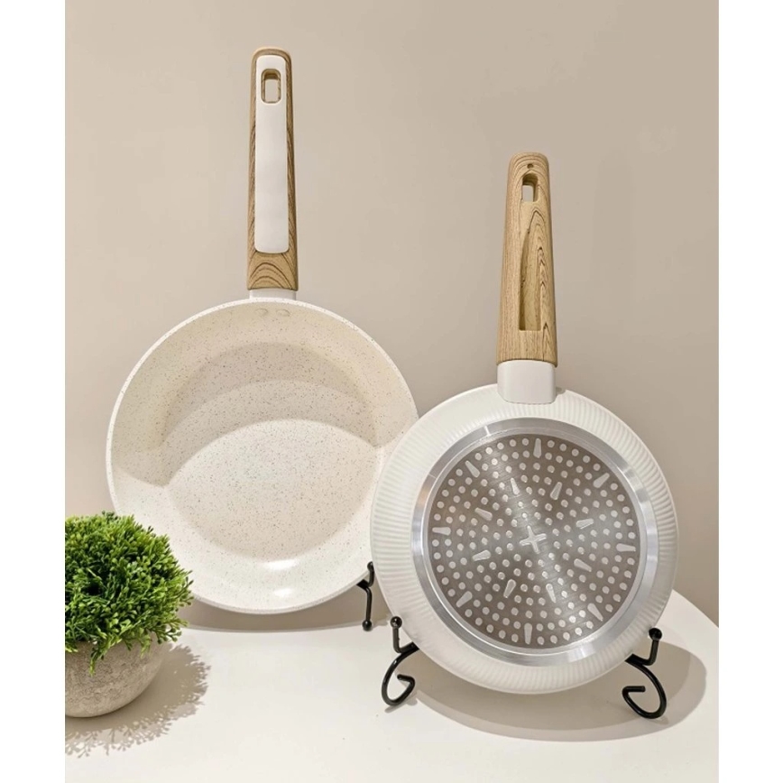 Tiganj BIANCO 24 cm krem/smeđa