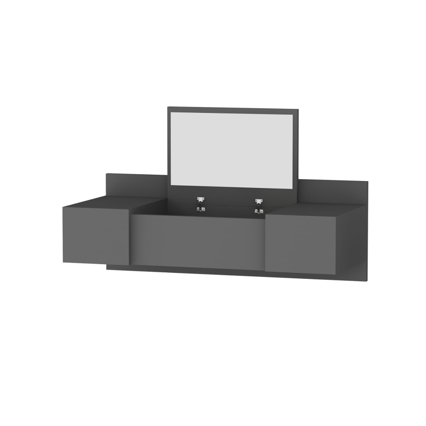 Toaletni sto ZAKKUM 33x100 cm antracit