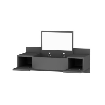 Toaletni sto ZAKKUM 33x100 cm antracit