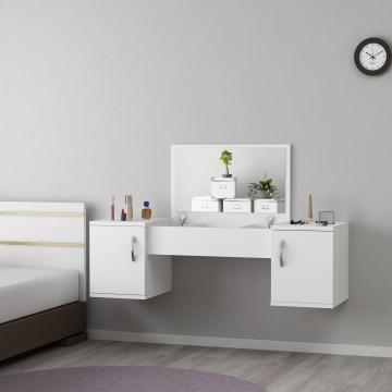 Toaletni stočić MERCAN 39x100 cm bela