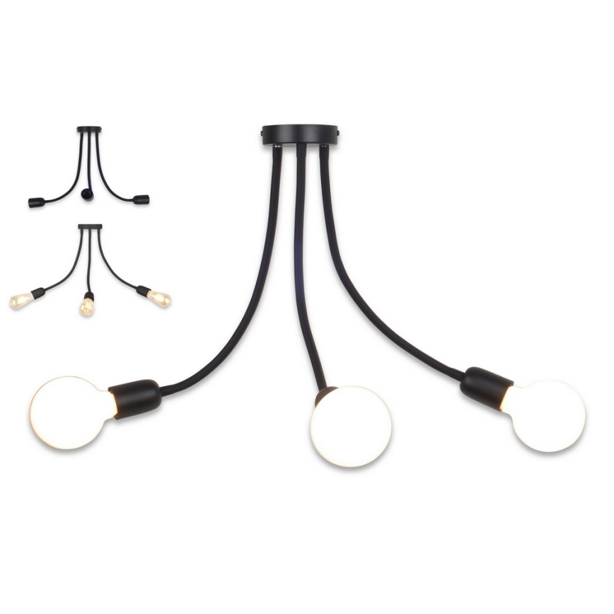 Top Light Galileo 3 C - Luster na šipci GALILEO 3xE27/40W/230V