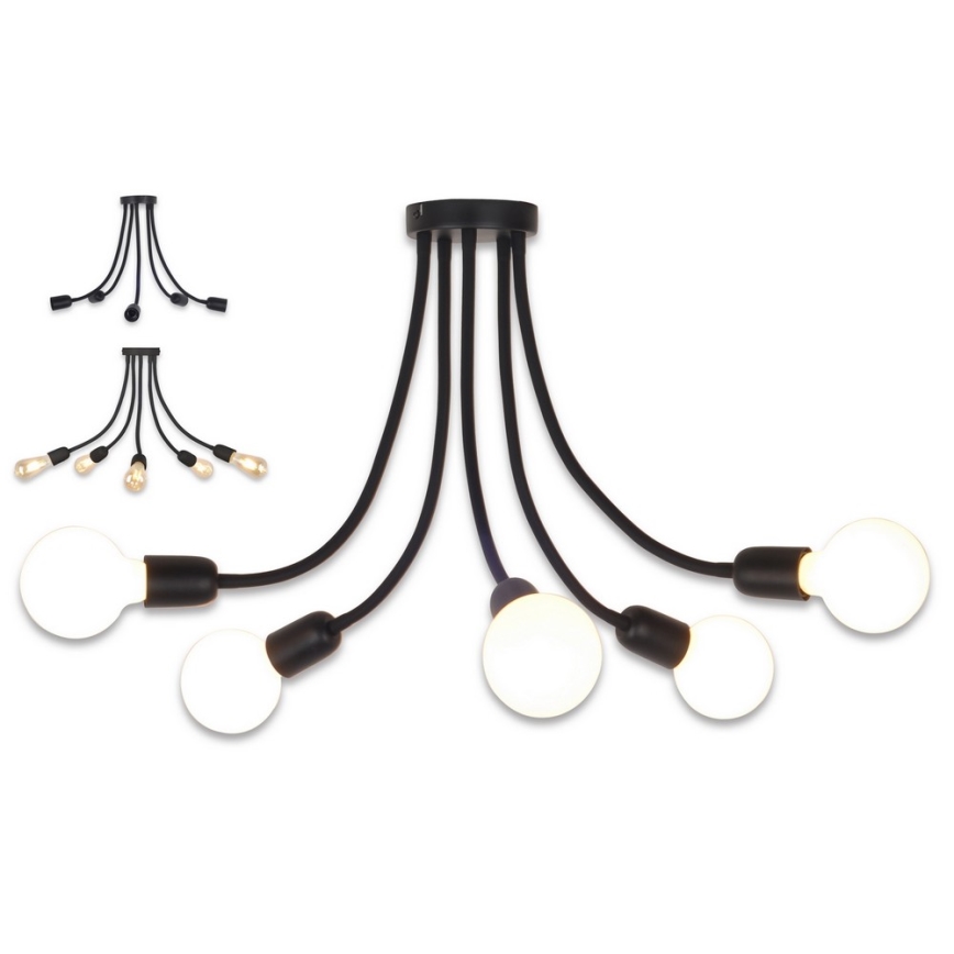 Top Light Galileo 5 C - Luster na šipci 5xE27/40W/230V