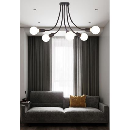 Top Light Galileo 5 C - Luster na šipci 5xE27/40W/230V