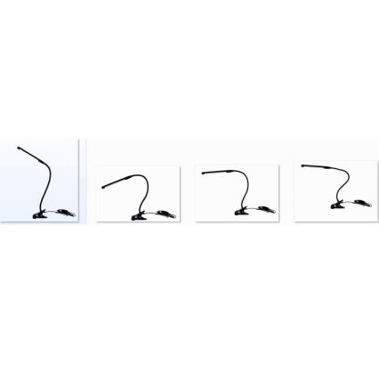 Top Light Lara C - prigušiva LED lampa sa klipom LARA USB LED/5W/230V