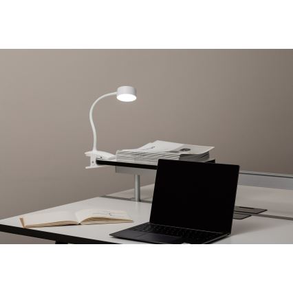 Top Light - LED prigušiva dodirna stona lampa sa klipsom BELLA LED/4,8W/5V 3000-6500K bela