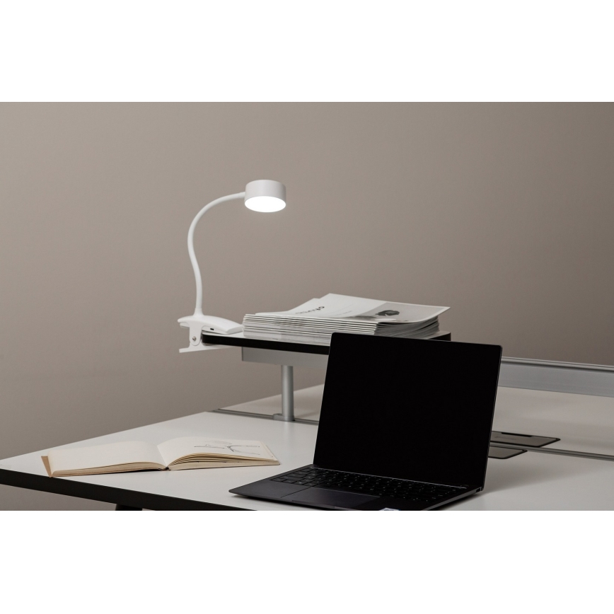 Top Light - LED prigušiva dodirna stona lampa sa klipsom BELLA LED/4,8W/5V 3000-6500K bela