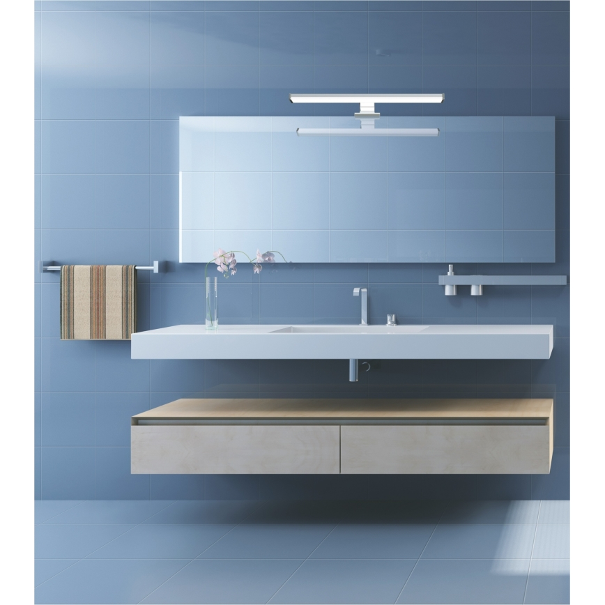 Top Light - LED osvetljenje za kupatilsko ogledalo TEXAS MAX LED/12W/230V 3000/4000/6500K IP44 78 cm mat hrom