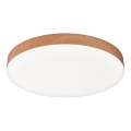 Top Light - LED kupatilsko plafonsko svetlo SPIRIT, 36 W, 230 V, 3000/4000/6500 K, IP44, prečnik 40 cm, braon