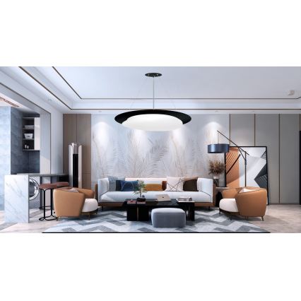 Top Light - LED prigušiva luster na sajli STONE LED/51W/230V 3000-6500K + daljinski upravljač