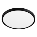Top Light - LED plafonsko svetlo REVIT LED/24W/230V 3000/4000/6500K prečnik 30 cm crno