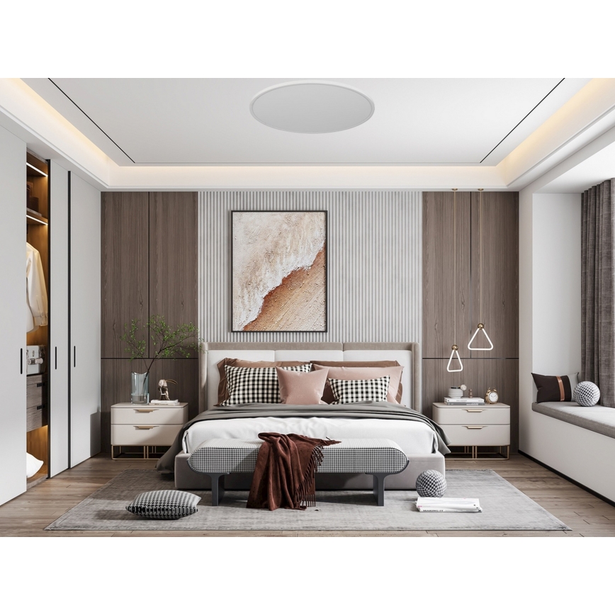 Top Light - LED plafonsko svetlo REVIT LED/24W/230V 3000/4000/6500K prečnika 30 cm belo